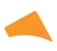 LUCKDANO Pan Flute, Flute Instrument C Key Pan Pipes Instrument for Children Adults C Key with Cardboard Carrying Bag Beginners Teaching Staff (Orange)