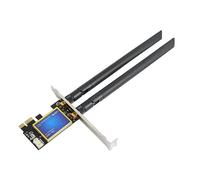 LUCKDANO PCIE WiFi Card Wireless Network Adapter 1200Mbps Dual Band 2.4GHz 5GHz 4.0 with 2 High Gain Antennas for 7 8 10 Desktop PC