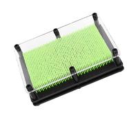 LUCKDANO Pin Toy 3D Clone Hand Model - Fun & Creative Plastic Hand Face Model for Children and Office Decoration - Durable Clone Pin Art, DIY Toy for All Ages (Medium Size Green)