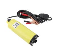 LUCKDANO Portable Electric Submersible Pump 30L/min Rate 60W Fuel Transfer Pump for Oil, Kerosene, Water with 19mm Outlet - Ideal for Automotive, Machinery, and Camp Equipment (24V)