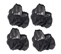 LUCKDANO Pram Wheel Covers Infant Stroller Wheel Cover Oxford Fabric Pram Wheels Cover - & Stain Resistant, Convenient Fit for Large & Small Wheels, 4-Pack (Small Size (Single Pack))
