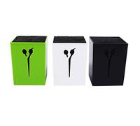 LUCKDANO Professional Salon Hairdressing Barber Combs Clamps Scissors Holder Stand Tool Secure Hygienic Storage for Hair Salons Stylists Green White Black 8x8x10.5cm (Green)