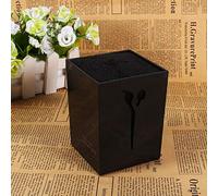 LUCKDANO Professional Salon Hairdressing Barber Combs Clamps Scissors Holder Stand Tool Secure Hygienic Storage for Hair Salons Stylists Green White Black 8x8x10.5cm (Black)