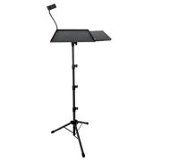 LUCKDANO Projector Tripod Stand with Tray - Adjustable Height 24-63 Inches for Projectors, Laptops & Music Scores - Stable Triangle Design - Ideal for Presentations and Live Events (TYPE 4)
