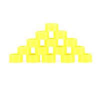LUCKDANO Quail Leg Bands, Pigeons Ring Poultry Leg Bands with 0.4 X 0.3in 200Pcs 10mm Pigeons No Word Ring Poultry Foot Clamp/Holder Identification Birds Supplies for Most Adult Birds (Yellow)