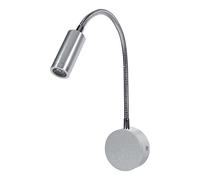 LUCKDANO Reading Lights For Books In Bed, Gooseneck Lamp Reading Light with Flexible Gooseneck AC85-265V 1W/3W Cool Warm White Led Wall Mounted For, Working, Studying (3500 warm white)
