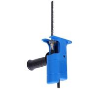 LUCKDANO Reciprocating Saw Adapter with Ergonomic Handle - Electric Drill to Reciprocating Saw Converter for Wood, PVC, and Metal Cutting - Optional Vane/Wing Sets Available (4 Set Blades)