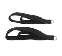 LUCKDANO Reformer Extender Straps 2 Pcs Pilates Straps -Slip Double for Home Gym Workout - Cotton Design with D Rings - Length for Versatile Exercises