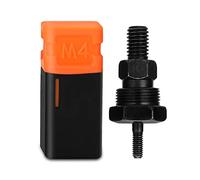 LUCKDANO Riveter Mandrel Replacement Nut Tool Adapter - High-Strength Steel, Easy-to-Use with Organized Storage Box, Fits Most Standard Nut Riveters - Includes M-3, M4, M5, M6, M8, M10, (M4)