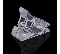 LUCKDANO Set Of 5Pcs Transparent Nail Gel Quick Building Nail Tips Clips - Lightweight Acrylic Extension Clamps for Professional & Home Manicure Art