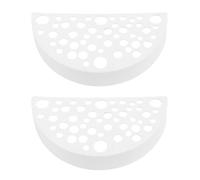 LUCKDANO Shrimp Hide Shrimp Two-pack of Large-shell-space Plastic Hiding Places, Designed for Aquariums, Suitable for Juvenile and Adult, Safe, Concealed, Durable and (White)