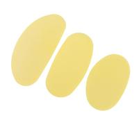 LUCKDANO Silicone Extra Soft 3 Pcs Silicone Pottery Rib Set - Premium Clay Sculpting Tools for Artists - Versatile Sizes for Shaping & Texturing - Ideal for Ceramics, Crafts &