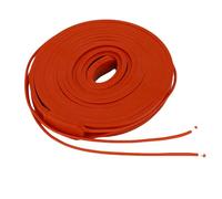 LUCKDANO Silicone Heating Belt 225W Antifreeze Silicone Heating Band, and Insulated, Suitable for Metal and Plastic Pipes 15x3000mm.