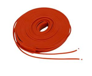 LUCKDANO Silicone Heating Belt 225W Antifreeze Silicone Heating Band, and Insulated, Suitable for Metal and Plastic Pipes 15x3000mm.