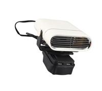 LUCKDANO Small Space Heater Battery Powered Small Space Heater with 360 Degree Rotation & 160 Degree Tilt Adjustable Car Defroster & Defogger - Perfect for Workshops & On-the-Go