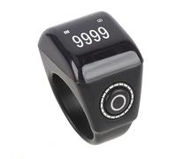 LUCKDANO Smart Electronic Finger Counter IP67 Rain Proof Digital Tasbih Hand Tally Counter for Sports and Prayer (22mm)