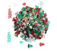 LUCKDANO Snowflake Centerpieces For Tables, Christmas Glitter Christmas Confetti with High Performance PVC For Party Festival Decoration