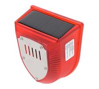 LUCKDANO Solar Alarm Detector Solar Alarm Detector, a -powered Sound and Light with 5-minute/10-minute/20- Timer Settings, High Conversion Rate, and Security Monitoring