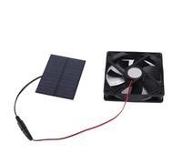 LUCKDANO Solar Panel Fan Kit - Solar Powered Exhaust Fan for Chicken Coops, Greenhouses & Sheds, 3W Energy Efficient Ventilation Solution