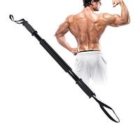 LUCKDANO Spring Bar Exercise Arm Power Exerciser Multi-functional Trainer with 60KG Resistance for Forearm Strength and Shoulder Workout (40KG)