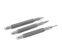 LUCKDANO Spring Nail Spring 3 Pcs Nail Set - Carbon Steel Punch & Counter Punch Tool Set, Loaded High-Impact Design for Wood, Metal & Glass