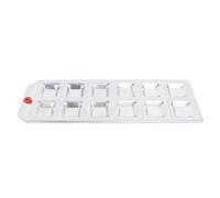 LUCKDANO Square Ravioli Maker Square Ravioli Maker | Multifunctional 12 Holes Dumpling Making Tool | Durable Aluminum Alloy Pasta Tray for Effortless Cooking