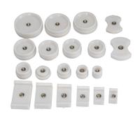 LUCKDANO Square Watch Press Professional Watch Repair Tool Capping Machine Accessories - 20 Pcs Case Press Dies Set with Various Sizes for Watchmakers and Enthusiasts
