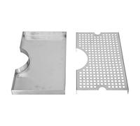 LUCKDANO Stainless Steel Bar Drip Tray - Keep Your Bar with Durable & Shiny Design, Easy to, Fits Most Beer Towers - 30.3 X 18 Cm