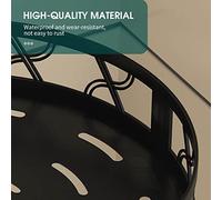 LUCKDANO This 360° Rotating 3-Tier Kitchen Rack is a Stylish and Versatile Storage Solution Suitable for Kitchens, Bathrooms, and vanities. It Features a Sophisticated Storage