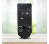 LUCKDANO Touch Keypad Password Lock - Digital Electronic Security Cabinet Coded Lock for Home, Gym, School, and Business Use - ABS Material, Durable Construction (Installation Size L=20)