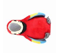 LUCKDANO Toy Educational Toy Cartoon Cute Electric Talking Plush - Learn to Talk, Shake Head, Sing, Colorful Educational for Kids (Red)