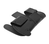 LUCKDANO Trumpet Valve Guard, Trumpet Valve Accessories Easy Installation and Removal PU Leather and Hook, Loop Closure From Scratches