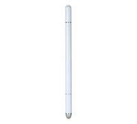 LUCKDANO Universal Passive Stylus Pen 3-in-1 Design, responsive Stylus Compatible with/iOS Tablets and Phones, black. (White)