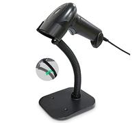 LUCKDANO USB Barcode Scanner Handheld Wired Reader with Stand - Compatible with, Perfect for Supermarkets, Libraries, and Retail High Performance At 5VDC