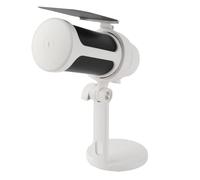 LUCKDANO USB Gaming Microphone Kit RGB Lighting Cardioid Mode with Tripod One-Click Mute Function & Gain Knob for Gaming/Streaming/Recording - Compatible with PC/iOS/ (White)