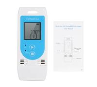 LUCKDANO USB Temperature Humidity Data Logger - Reusable RH TEMP Recorder for Accurate Measuring and Recording with 32,000 Record Capacity - Ideal for Warehousing, Logistics, and Cold