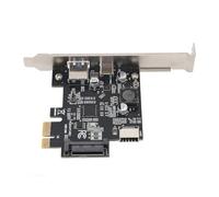 LUCKDANO USB3.2 Gen1 Expansion Card 5Gbps PCIE 1X to USB A TYPE C TYPE E Adapter Card High-Speed Data Transfer for Multiple Device Connections Secure PCI-E Slot Installation for 7, 8,