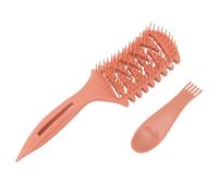 LUCKDANO Vented Hair Brush with Cleaning Claw - Antistatic Detangling Paddle Brush for Effortless Styling and Quick Drying, Ideal for Women At Home