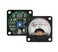 LUCKDANO VU Meter 2 PCS Panel: VU Meters with Warm Back Light, an Analog DB Sound Level Indicator for Audio Equipment, Equipped with a Driver Board for Accurate Audio Level measurement.