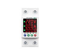 LUCKDANO WiFi Automatic Reclosing Protector - Intelligent Metering Breaker with Digital Display, Overload/Overvoltage/Undervoltage Protection, Mobile App Control & Voice