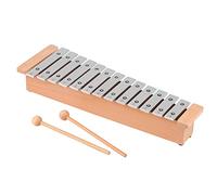 LUCKDANO Xylophone, Beat Xylophone Mallets with Wooden Sticks 13Note Glockenspiel Piano Percussion