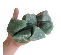 Luckeeper 1 lb Green Aventurine Bulk Raw Crystals and Healing Stones for Tumbling, Wire Wrapping, Wicca Reiki,Meditation