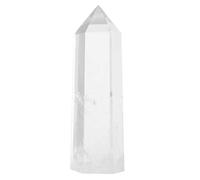 Luckeeper Healing Crystal Wands 2" Clear Quartz Crystal Obelisk | Polished 6 Faceted Reiki Chakra Meditation Therapy