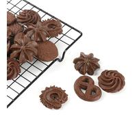 Luckforest Fake Cookies, 18 Pcs 6 Styles Artificial Chocolate Biscuits Simulation Realistic Dessert Crackers Food for Home Kitchen Shop Display Photography Props