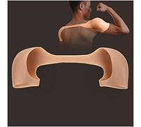 LUCKFY Silicone Shoulder Cover - Realistic Fake Shoulder Muscles - Silicone Muscle Suit - Suitable for Sliding Shoulders, Narrow Shoulders, Body Shaping Props