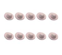 LUCKGONI 10Pcs Unfinished Soft Fabric Hat 5.8cm Unpainted Hats for Kid Adult Handmade Art Project Craft Sewing Accessories
