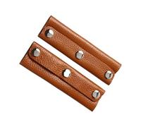 LUCKGONI 2 Pieces Leather Handle Wrap for Handbags Bucket Bags Luggage Grips with Buckle Suitcase Bag Handle Covers Sleeve