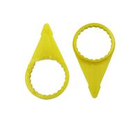 LUCKGONI 200Pcs Checkpoint Loose Wheel Lug Nut Indicator for 32mm 33mm Nuts High Visibility Yellow Wheel Check Indicator