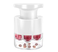 LUCKGONI 7 Hole Cherries Pitter Tool Press Styles Fruit Stone Remover Family Safe Fruit Preps Tool for Dates Kitchen Gadget