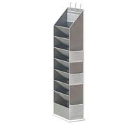 LUCKGONI 8 Step Over The Door Footwear Holder Featuring Additional Compartments Constructed From Strong 600D Oxford Fabric For Sh